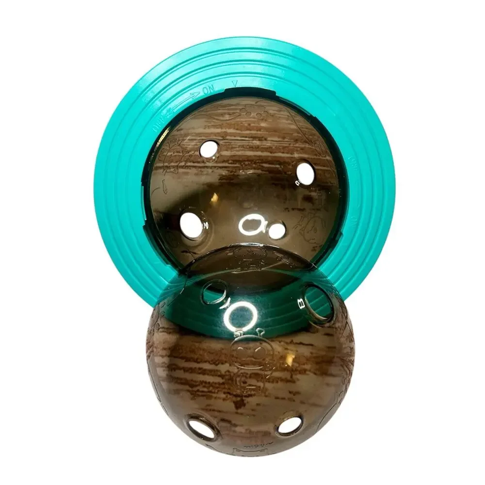 Interactive Dog Puzzle Toy Treat Dispenser Slow Feeder Turquoise